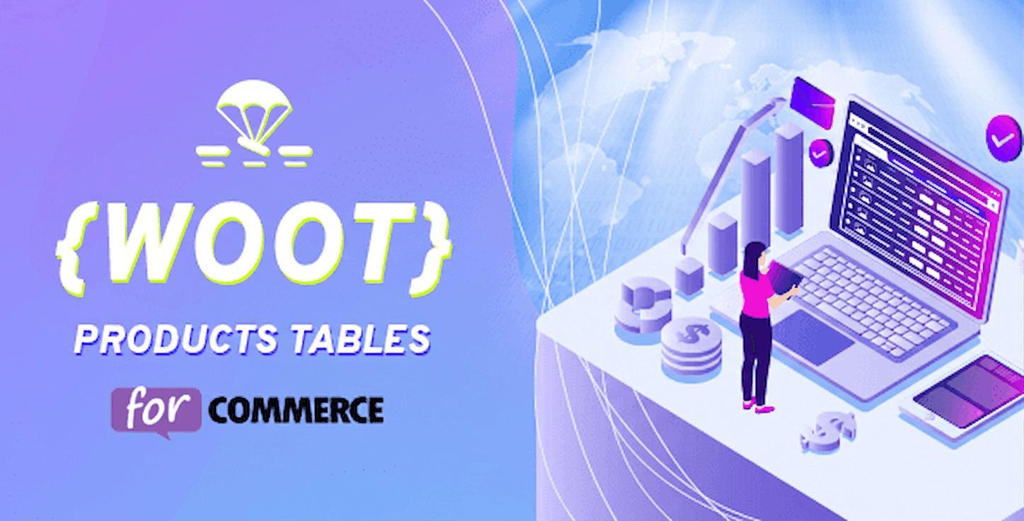 WOOT – Active Products Tables for WooCommerce