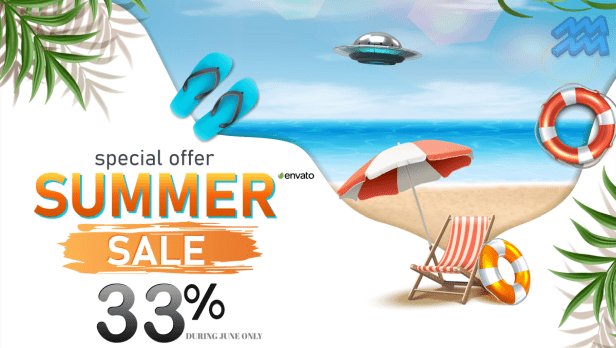 obral musim panas diskon 33%.